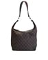 GG Web Hobo, &pound;195, Handbags, Brown, Canvas, Front view